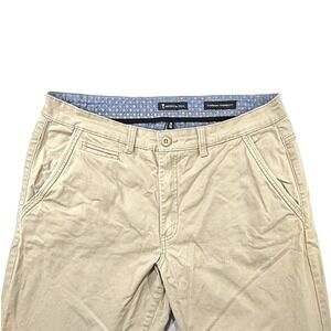 American Tall Mens Khaki Carman‎ Tapered Fit Chinos Pants Size 36/38